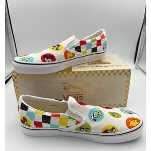 Vans Disney 50th Anniversary Mickey & Friends Slip On Shoes Size Men 9 
W 10.5